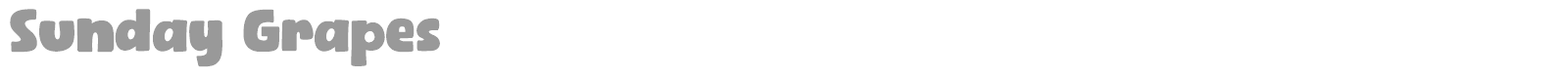 Sunday Grapes font preview